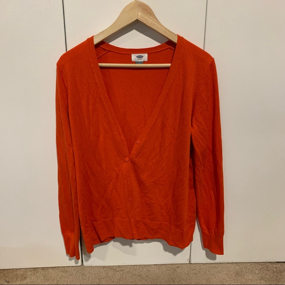 Burnt Orange Old Navy Cardigan